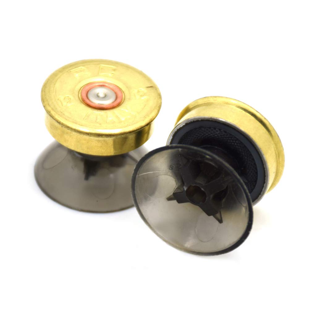 TOMSIN Gold Metal Bullet Buttons & Bullet Joystick Thumbstick for PS4 Controllers