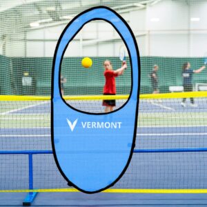 Vermont Tennis Net Targets [2 Pack] – Develop Shot Accuracy Skills (Carry Bag Included)