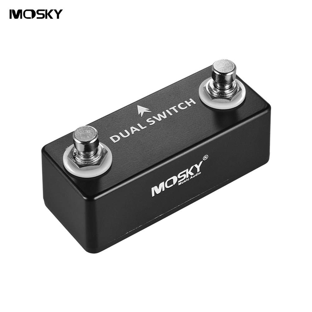 MOSKY DUAL SWITCH Guitar Effect Pedal Dual Footswitch Foot Switch Guitar Pedal