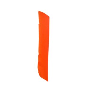 ZSHJGJR 50 Pack Archery Arrow Spiral Twist Wrap Full Length Feathers Left Wing Feathers Fletches Fletching (8-11inch) for Flu-Flu Arrows (Orange)