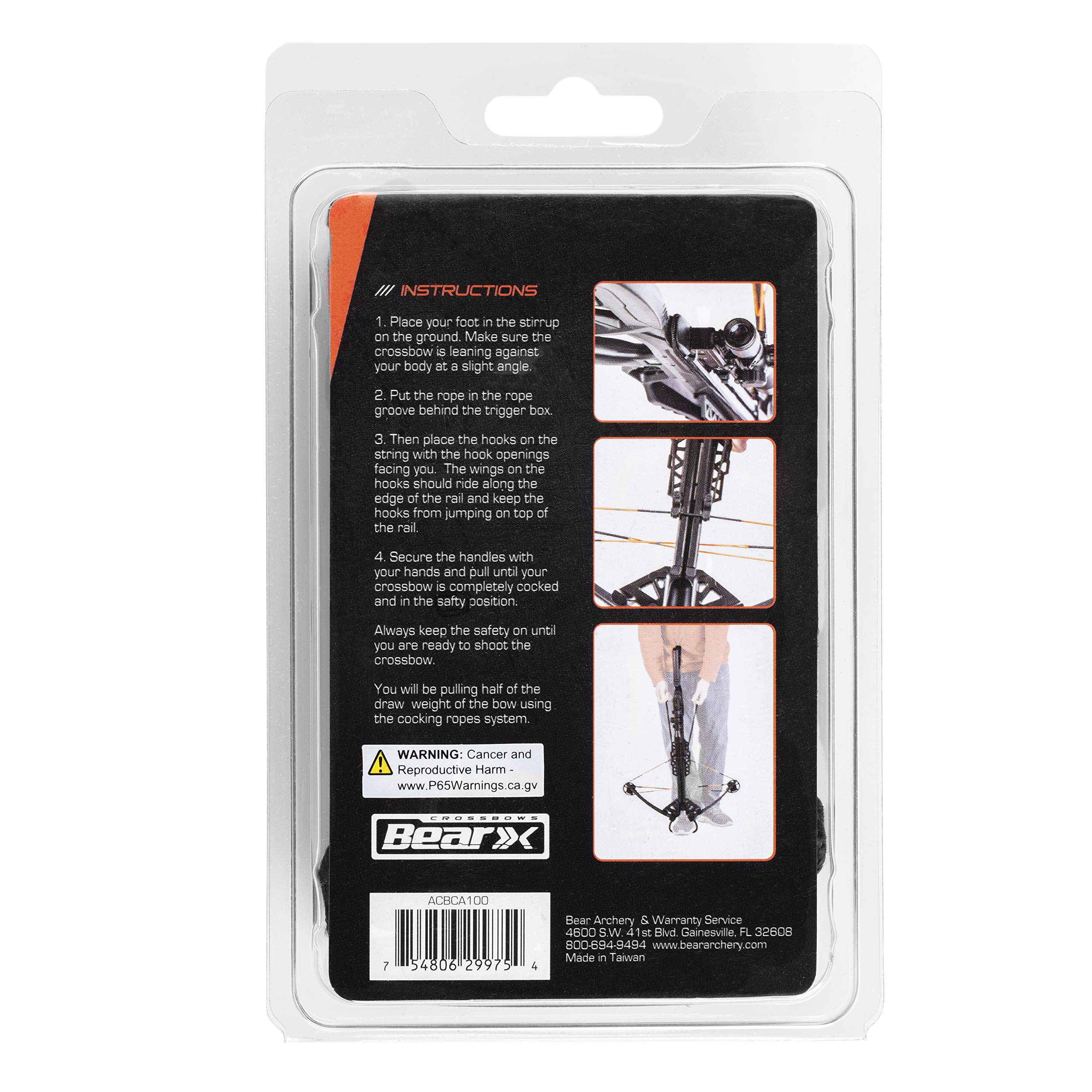 Bear X BEARX Crossbow Rope Cocking AID, Black, One Size