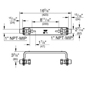 Grohe 22603000 Sense Guard Wall Mounting Set, Unfinished