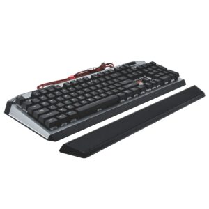 Patriot Viper Gaming V765 Mechanical RGB Illuminated Gaming Keyboard w/Media Controls - Kailh Box Switches, 104-Standard Keys, Removable Magnetic Palm Rest - PV765MBWUXMGM