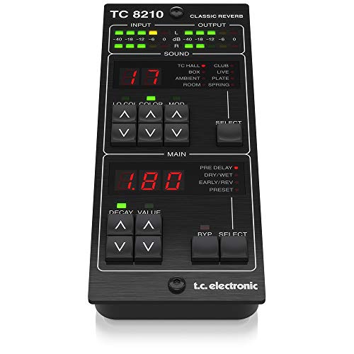 TC Electronic TC8210-DT Classic Mixing Reverb Plug-in with Optional Hardware Controller and Signature Presets