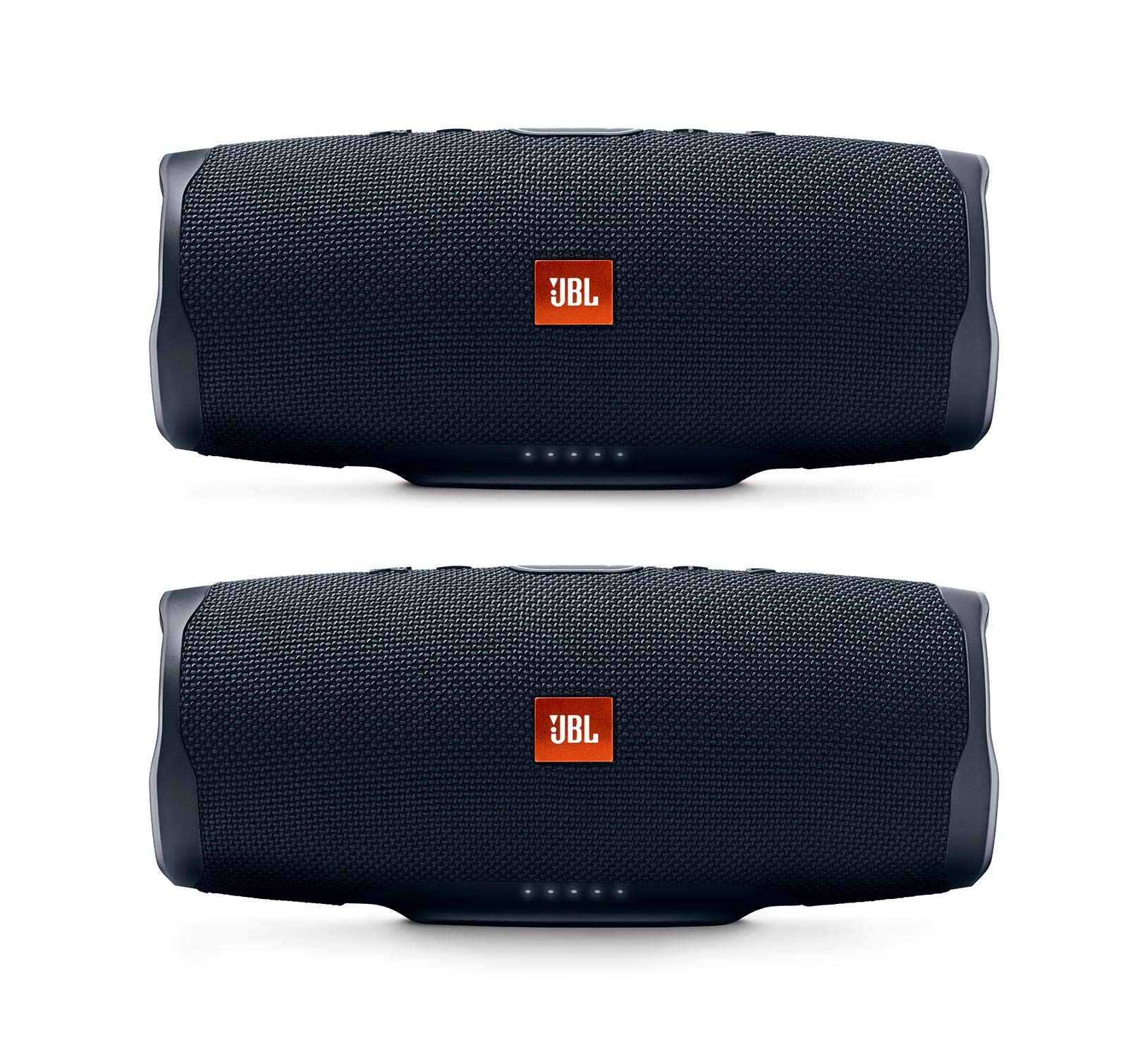 JBL Charge 4 Portable Waterproof Wireless Bluetooth Speaker Bundle - (Pair) Black