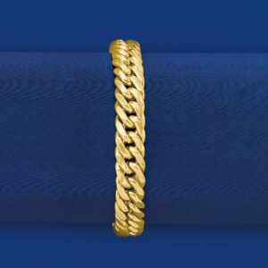 Ross-Simons Italian 18kt Yellow Gold Cuban-Link Bracelet. 7 inches