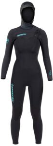 hyperflex 5/4mm women's vyrl f/z hooded fullsuit