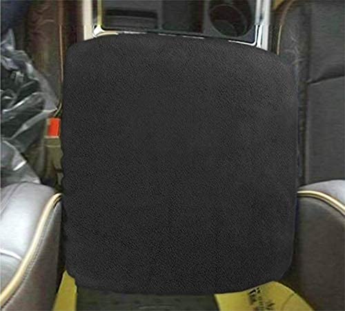 AVOMAR Black Center Console Armrest Soft Pad Protector Cover Compatible with Ford F150 F250 Truck Series 2010-2018 - Black