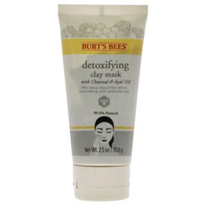 burt's bees detoxifying clay mask for unisex, 2.5 ounce