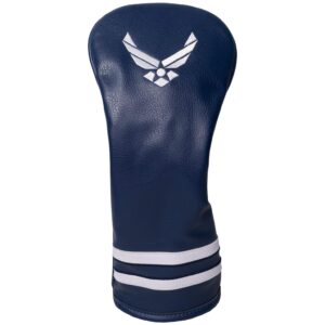 team golf military navy vintage fairway head cover vintage fairway golf club headcover, form fitting design, retro design & superb embroidery