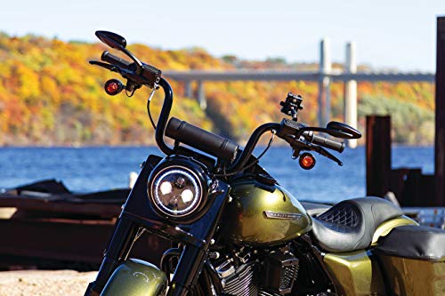 Kuryakyn 2720 MTX Road Thunder Weather Resistant Motorcycle Sound Bar Plus: 300 Watt Handlebar Mounted Audio Speakers with Bluetooth, USB Power Charger, Satin Black