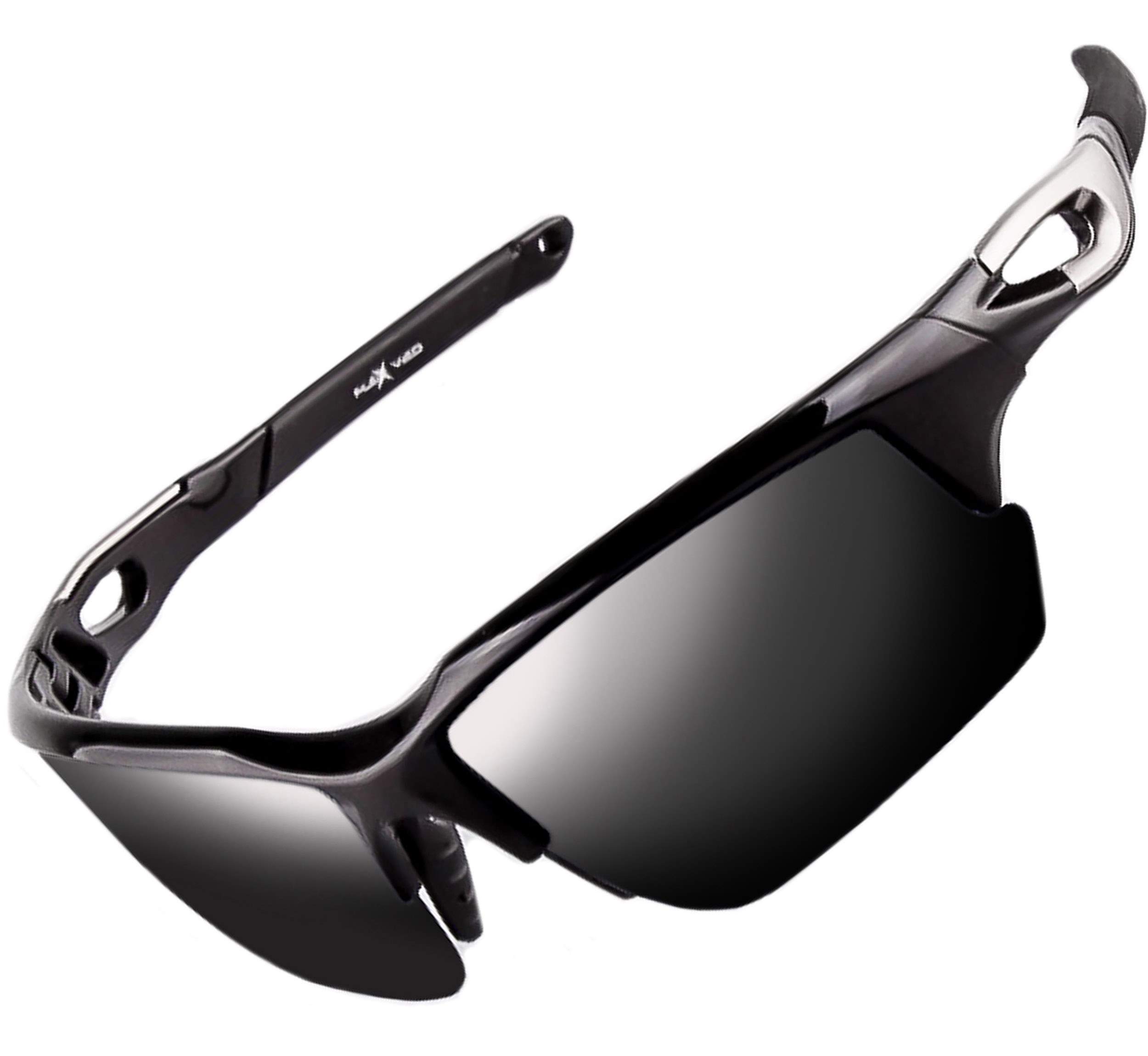 FLEX V2- Polarized Sunglasses for Men Women & Teens. Ultra Tough & Lightweight Frame, HD lens Sports Sunglasses for Cycling Running Fishing