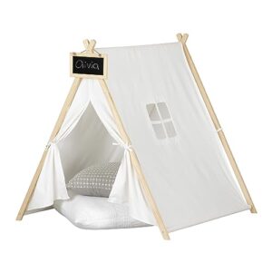 South Shore Sweedi Organic Cotton and Pine Play Tent with Chalkboard