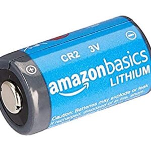 Amazon Basics Non-Rechargeable CR2 Lithium Batteries, 3 Volt, Long Lasting Power, Low Self-Discharge Rate, 12 Count