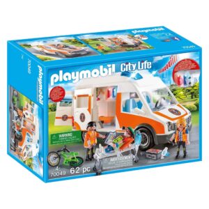 playmobil ambulance with flashing lights 2022 version