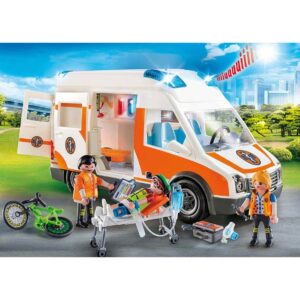 Playmobil Ambulance with Flashing Lights 2022 Version