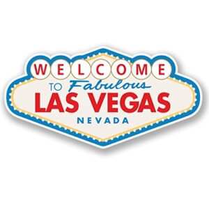 Las Vegas Sign Vinyl Sticker Decal Travel 5"