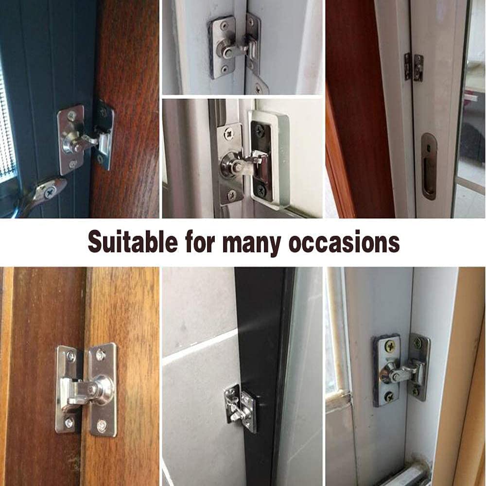 Small 90 degree right angle door lock latch latch bolt lock cam lock door and window push-pull lock rod bolt barn push-pull door lock