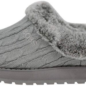 Skechers BOBS from Women's Keepsakes Delight Slipper, Grey, 9 M US