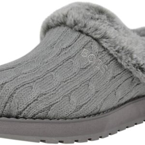 Skechers BOBS from Women's Keepsakes Delight Slipper, Grey, 9 M US