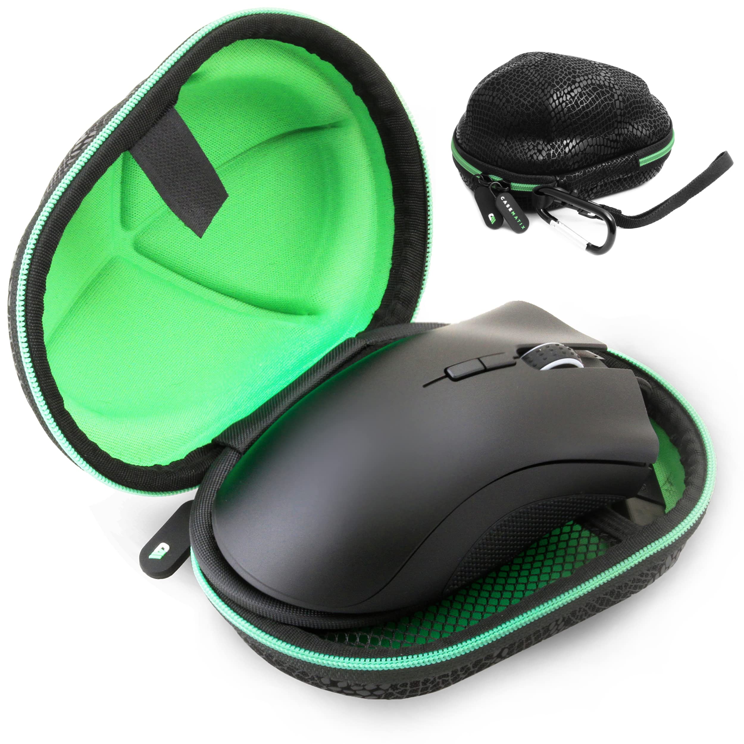 CASEMATIX eSports Mouse Case for Gaming Mice Compatible with Logitech G502, G Pro X, G703, Razer Basilisk V3, DeathAdder, Naga, Mamba, Viper, HyperX Pulsefire, Corsair Scimitar, Redragon M and more