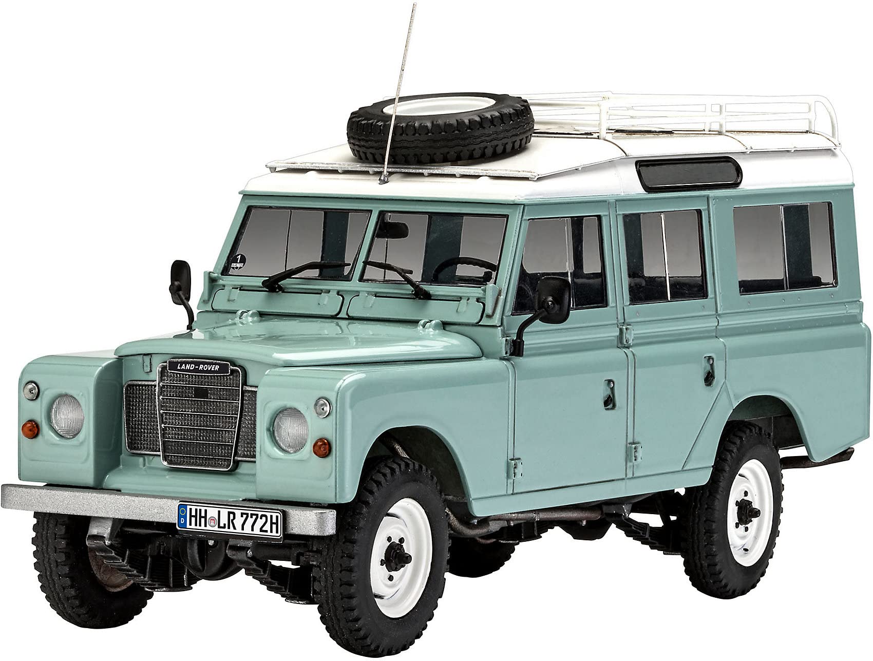 Revell RV07047 1:24 - Land Rover Series III Plastic Model kit 1/24, Multicolor