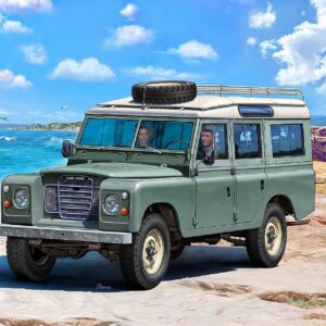 Revell RV07047 1:24 - Land Rover Series III Plastic Model kit 1/24, Multicolor