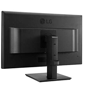 LG 24'' 24BK550Y-I IPS FHD Monitor with Flicker Safe, Built-in Power, Adjustable Pivot Stand, Wall Mountable & Mini PC Connection Available