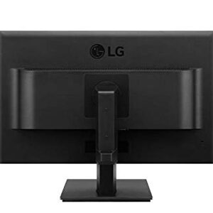 LG 24'' 24BK550Y-I IPS FHD Monitor with Flicker Safe, Built-in Power, Adjustable Pivot Stand, Wall Mountable & Mini PC Connection Available