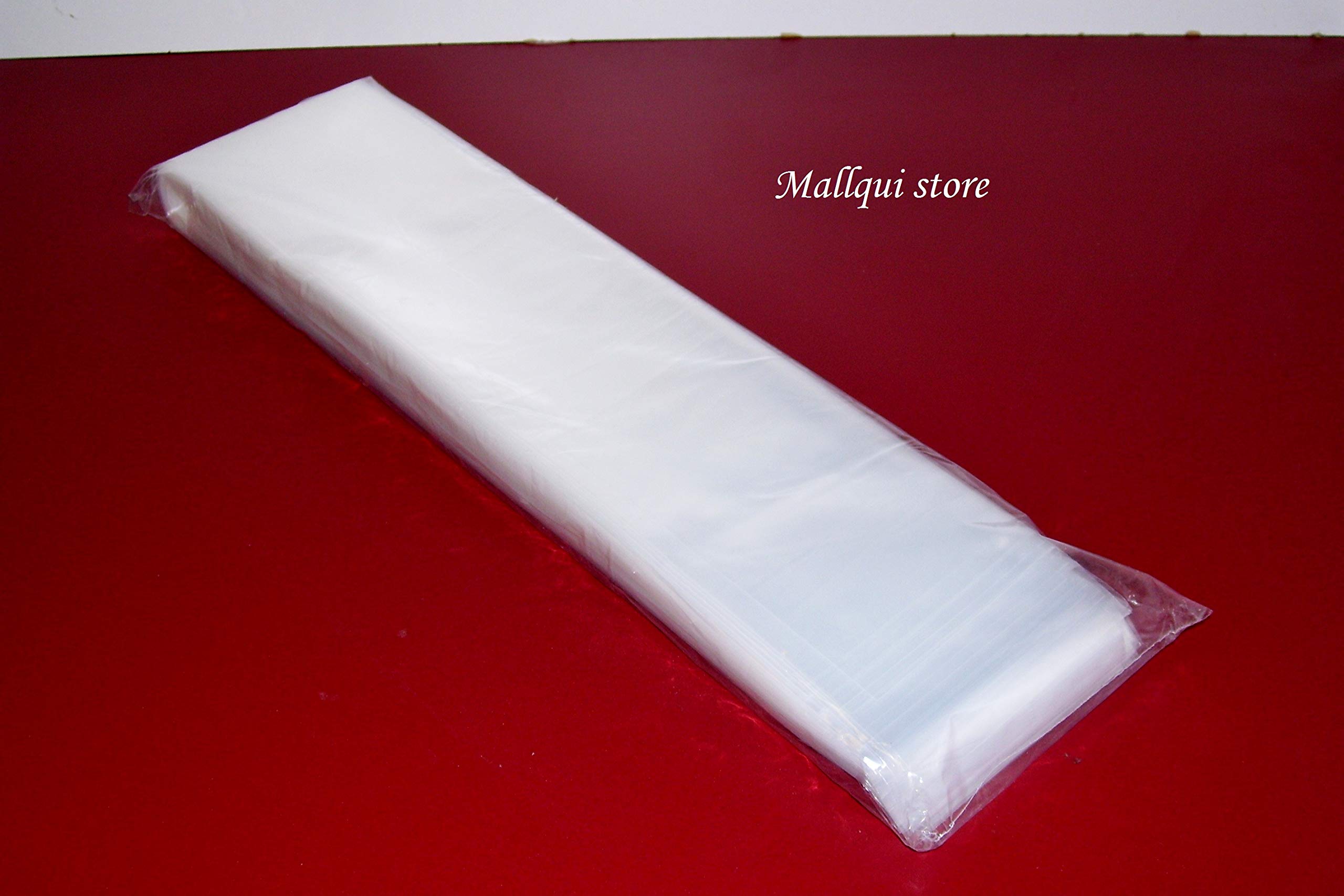 ULINE 25 Clear Poly Bags 4 x 36 Plastic Poster Sleeves Open Top ULINE Best 2 MIL Thick