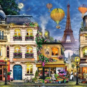 Ravensburger 17829 Evening Walk in Paris - 18000 Piece Puzzle for Adults, Every Piece is Unique, Softclick Technology Means Pieces Fit Together Perfectly, Multi, 109" x 75.5"