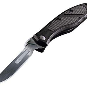 Havalon Piranta-Edge with Blaze Black Handle with 12 Additional Crazy Sharp Blades (Piranta Z - Black)