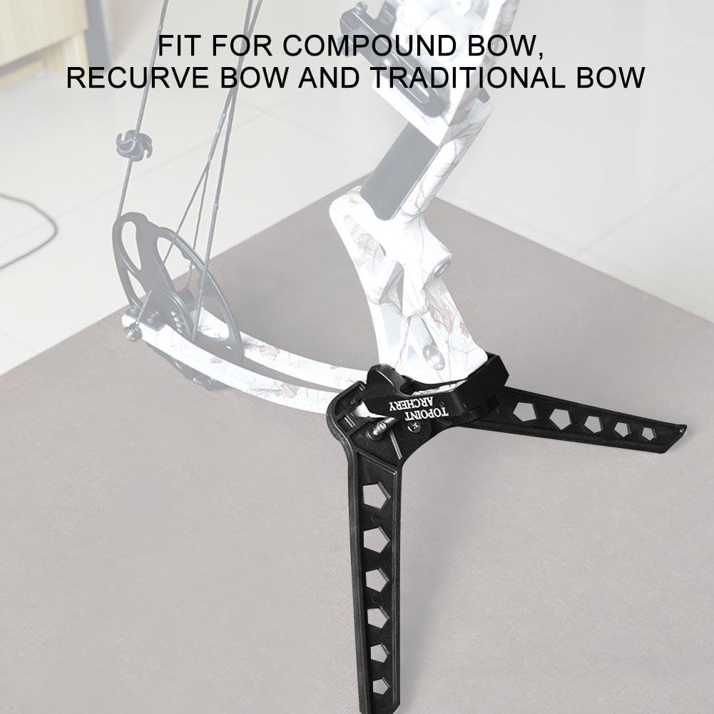 Bow Stand,Archery Limb Clamp Kick Stand Holder Legs,Folding Portable Compound Bow Stand Holder Rack Bracket for Target Shooting Hunting Range Bow Stand Bow Stand Bow Stand for