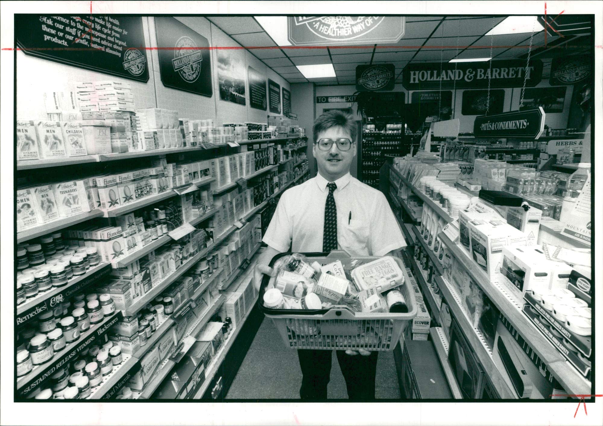 Vintage photo of Holland and Barrett.