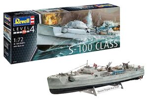 revell gmbh revell 05162 5162 1:72 german fast attack craft s-100 plastic model kit multicolour, 1/72