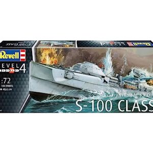 Revell GmbH Revell 05162 5162 1:72 German Fast Attack Craft S-100 Plastic Model Kit Multicolour, 1/72