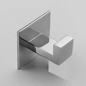 Celbon Stainless Steel Bathroom Towel Hook Self Adhesive Robe Coat Hook in Bathroom,No Screw Need and Chrome Finish …