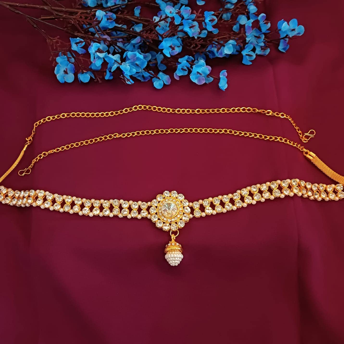 Efulgenz Kamarbandh for Women Indian Bollywood Vintage Waist Belt Belly Chain Kamarbandh Bridal Dangle Tassel Body Jewelry