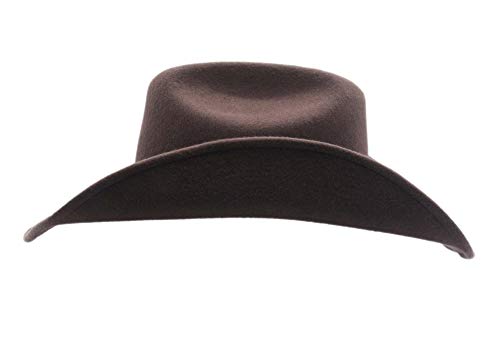 Mens+Wool+Cowboy+Hat+Cody+Brown+Shapeable+Western+Felt+Hats+By+Silver+Canyon