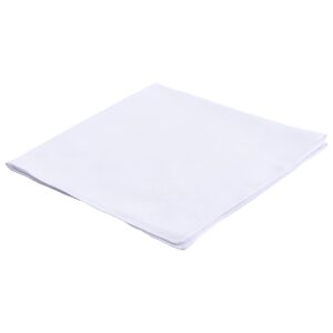 Van Heusen 6 pack Men's Fine Handkerchiefs (White- Permanent Press)