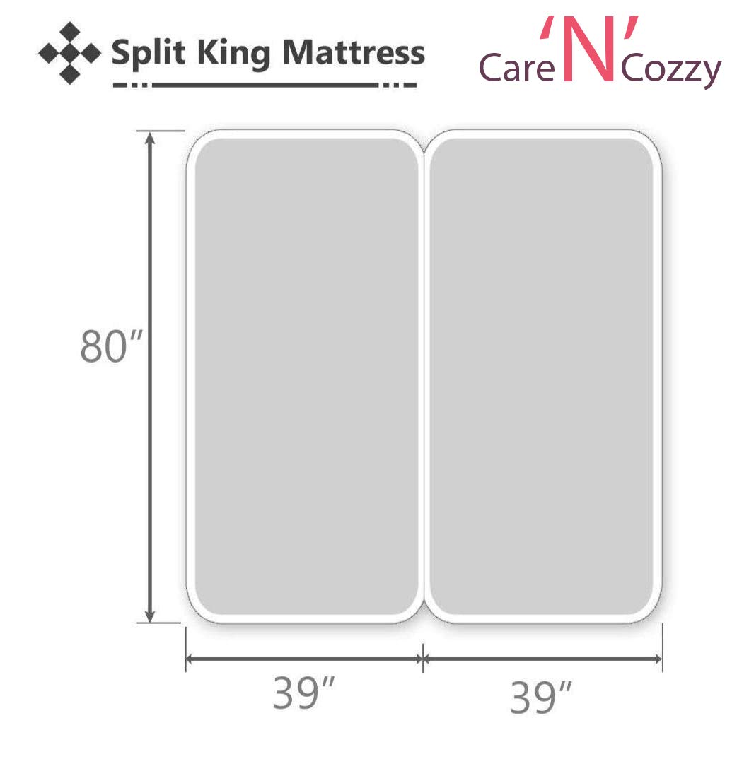 Royal Bliss Split King Sheet Set - 1900 Ultra-Soft Microfiber Split King Bed Sheets - Double Brushed - Deep Pockets - Easy Fit - 5 Piece Set - Bedding Sheets & Pillowcases (Split King, Sage)