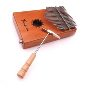 kesoto African Kalimba Tuning Hammer Tool+Finger Gaurds+Note Sticker+Pickup Piezo