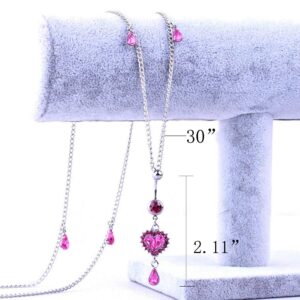 Women Sexy Rhinestone Piercing Navel Chain Jewelry Surgical Steel Belly Button Waist Chain Navel Piercing Ring Body Jewelry