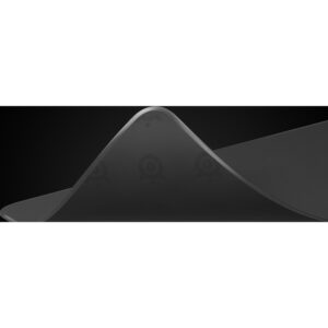 SteelSeries QcK Edge - Cloth Gaming Mouse Pad - stitched edge to prevent wear - optimized for gaming sensors - size M