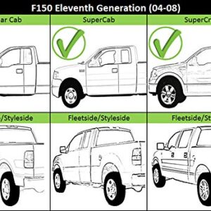 Garage-Pro Rear Step Bumper Compatible with 2006-2008 Lincoln Mark LT, Fits 2006-2008 Ford F-150 Fleetside/Styleside