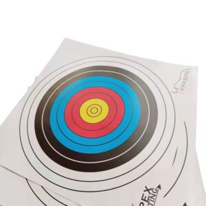 KHAMPA [20 Pack] Paper Archery Target for Backyard- Water and Tear Resistant Bow Arrow Targets for Hunting & Archery Targets,Target Practice Accessories - 15 in x 15 in (40cm)