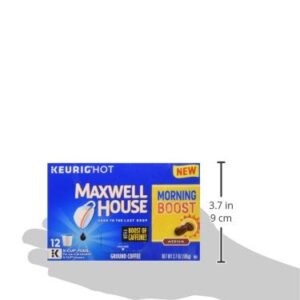 Maxwell House Morning Boost Medium Roast K-Cup Coffee Pods (12 Pods)