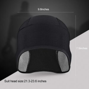 ROCKBROS Skull Cap for Men & Women Thermal Cycling Helmet Liner Moisture Wicking Motorcycle Running Hat,Fits Under Helmets 2 Pack