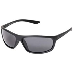 Nike Rabid Rectangular Sunglasses, Anthracite/White, 64 mm