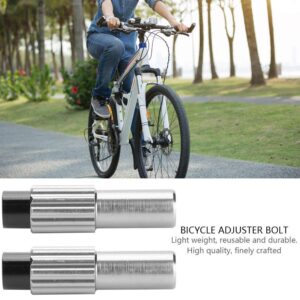 Adjuster Bolt 1 Pair Bike Brake Cable Gear Shifting Connector for Mountain Bike Road Bike ()